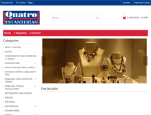 Tablet Screenshot of estanteriasquatro.com